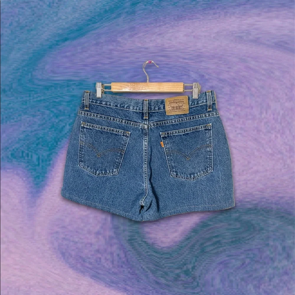 ♥︎ Levi’s Vintage RARE Orange Tab Shorts ♥︎ - Picture 2 of 6